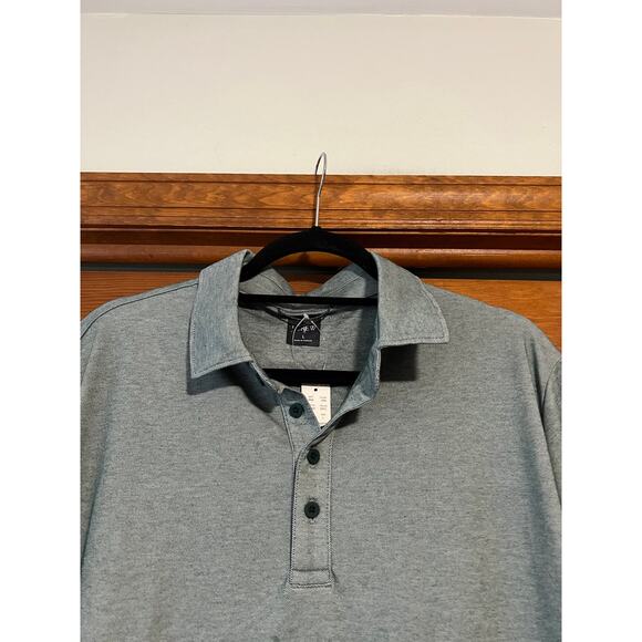 NWT J. Crew Men's Performance Polo Shirt COOLMAX® Technology Old Forest Size L - Picture 3 of 14